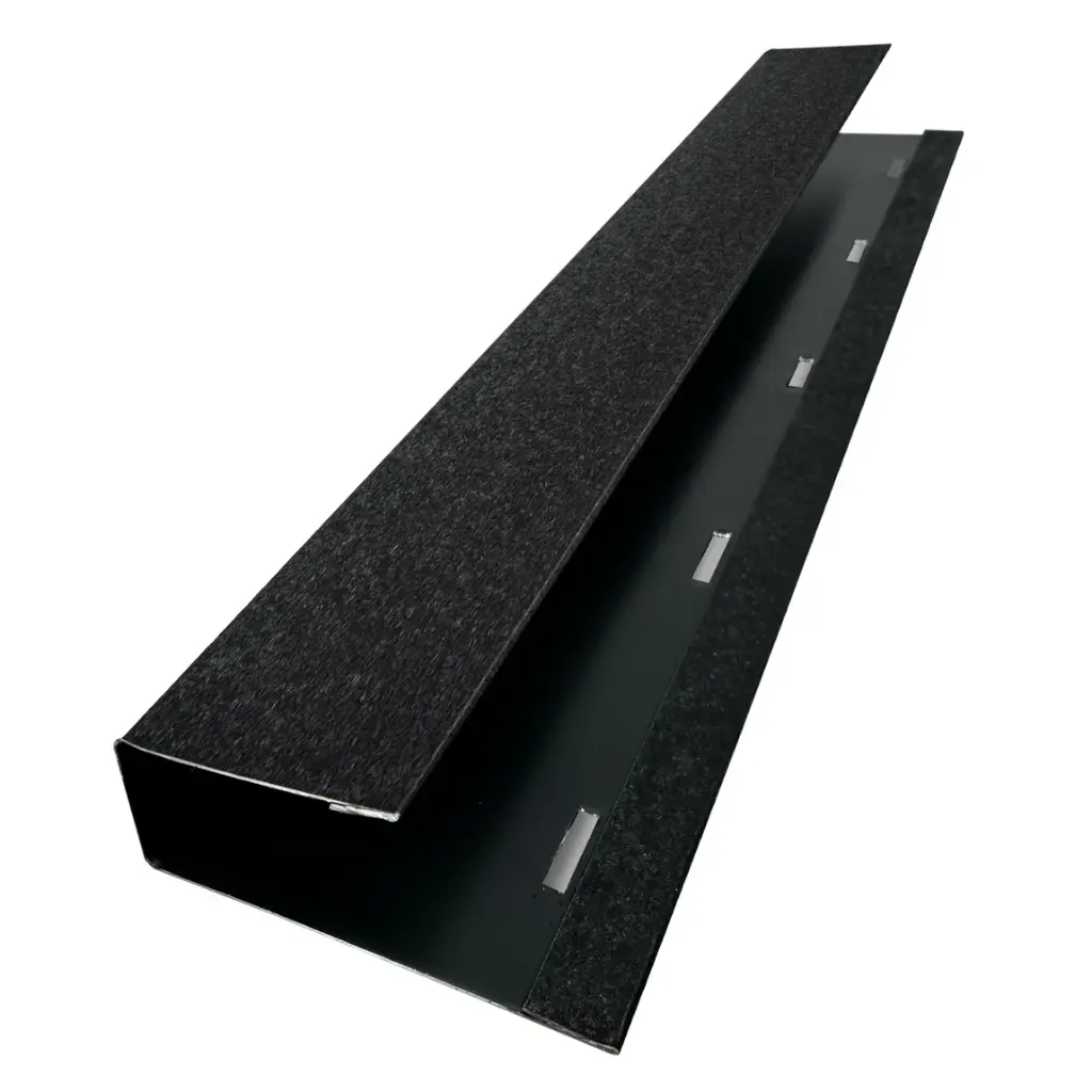 Profil lateral de mascare J, negru RAL9005 61x2000mm Tps 