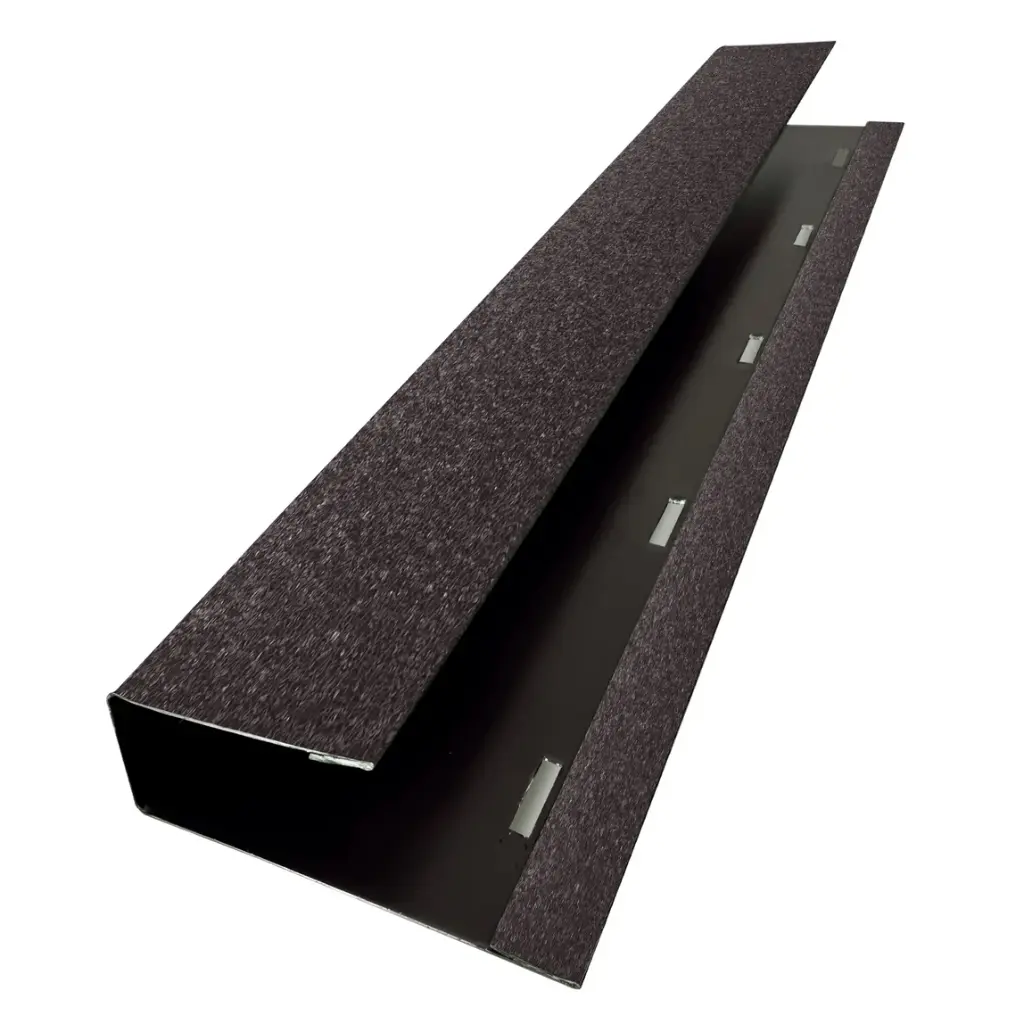 Profil lateral de mascare J, maro cedru RAL8019 61x2000mm Tps 
