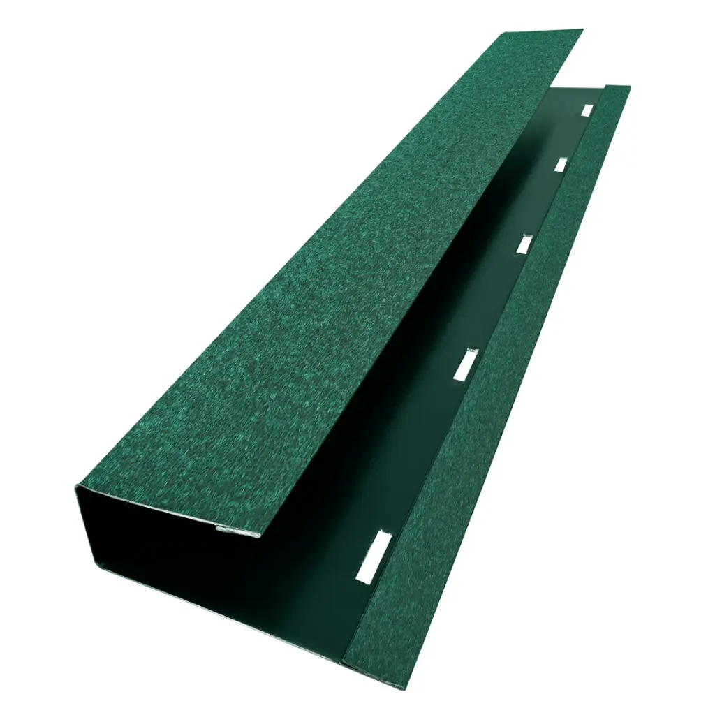 Profil lateral de mascare J, verde pin RAL6005 61x2000mm Tps 