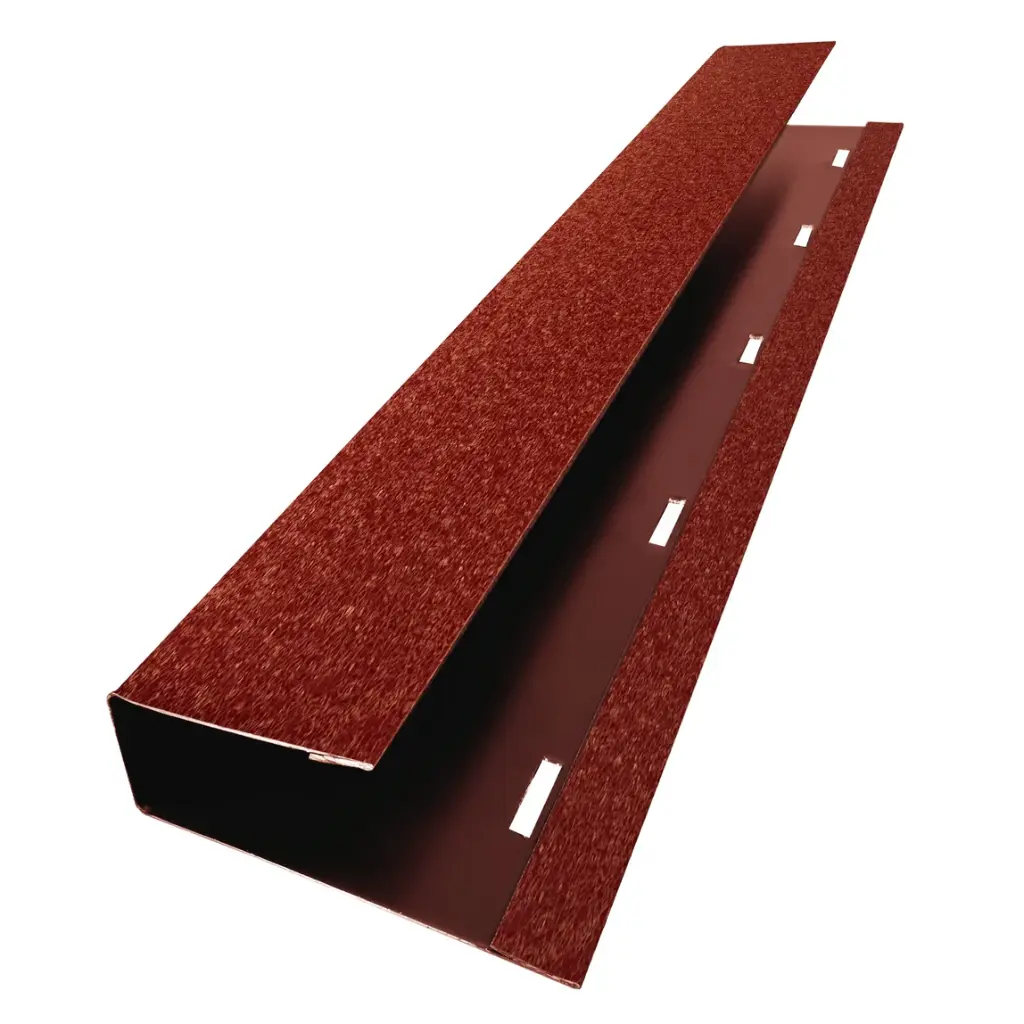 Profil lateral de mascare J, caramida rosie RAL3009 61x2000mm Tps