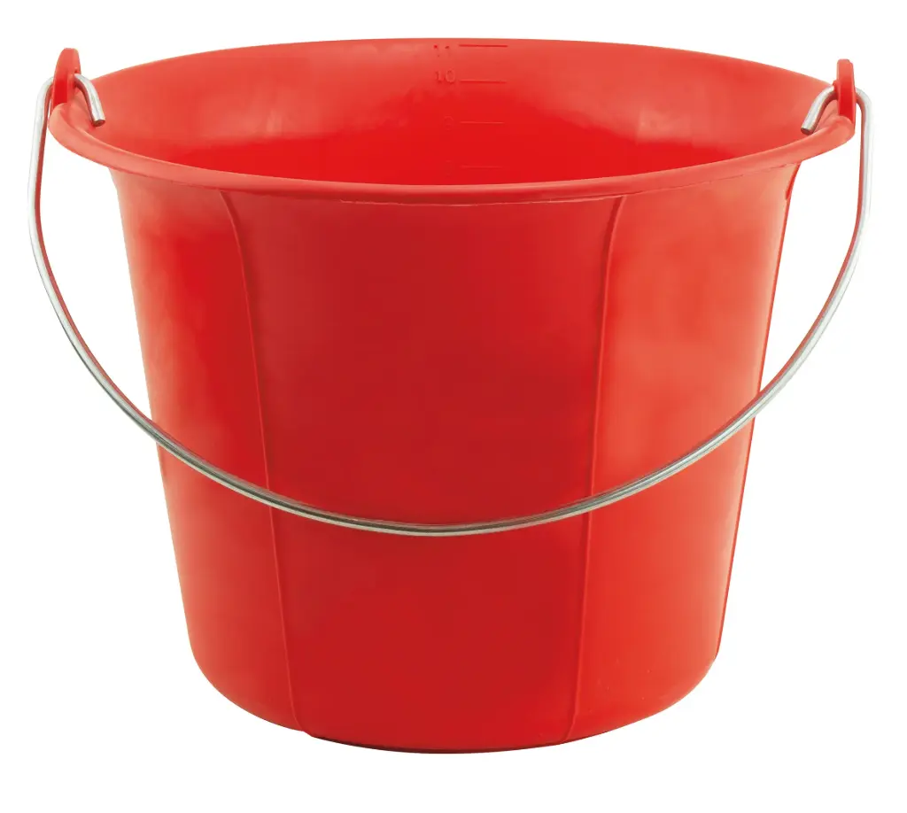 [341210] Galeată 11l din pvc roșu Mondelin
