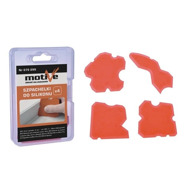 Set 4 spatule pentru aplicarea siliconului Motive