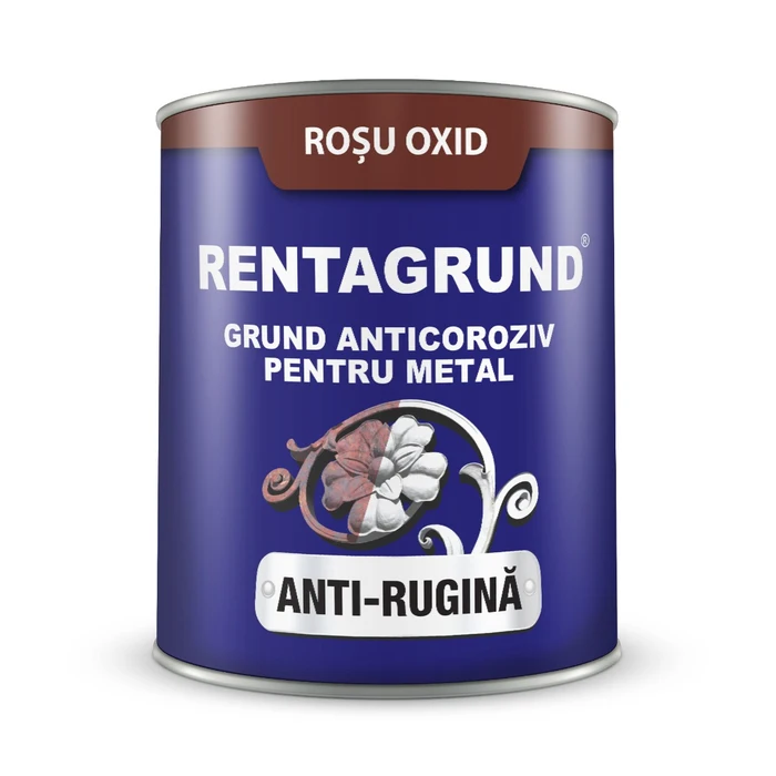 [30404] Grund pentru metal Rentagrund 5008, interior/exterior, rosu oxid, 0.75l Policolor