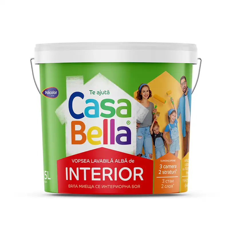 [46385] Vopsea lavabila interior, CasaBella ROBG 2.5l Policolor