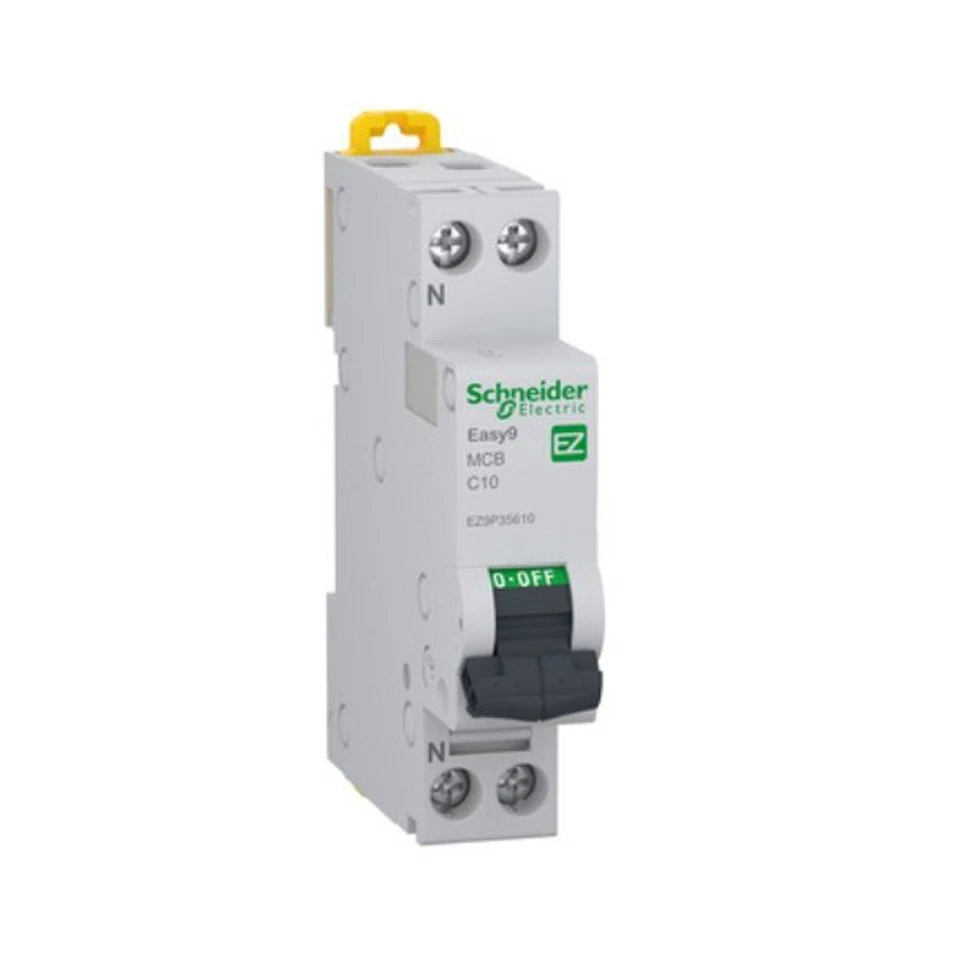 Întrerupător automat Easy9 10A 1P+N curba C 6kA – EZ9P35610Schneider 