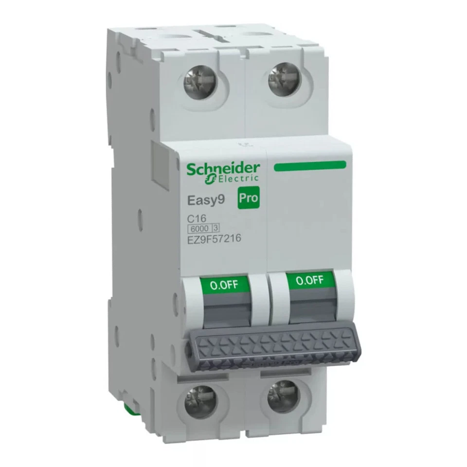 Întrerupător automat Easy9 PRO 16A 2P curba C 6kA – EZ9F57216 Schneider