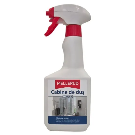 Soluție pentru curățarea cabinelor de duș 0,5l Mellerud