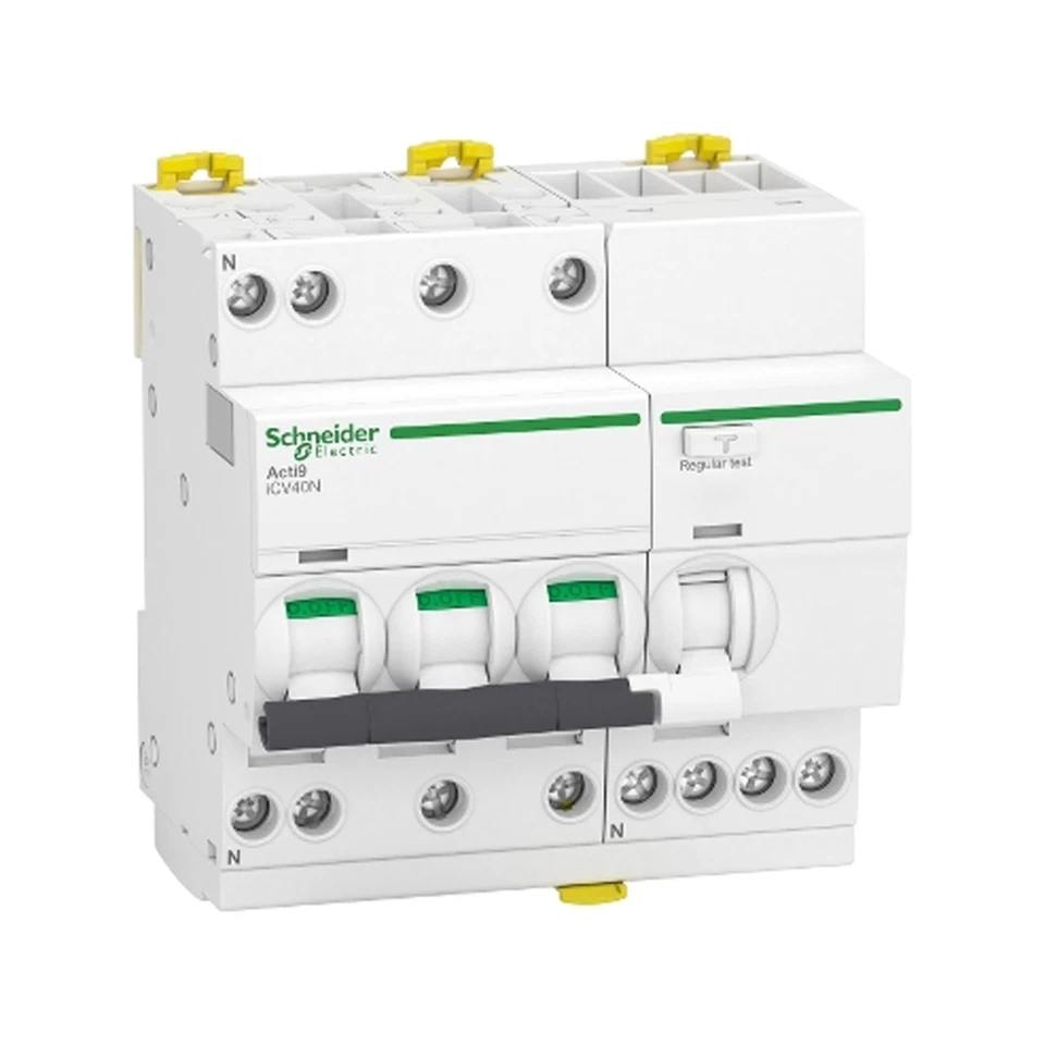 Intrerupator diferential RCBO_16A_3P+N_30MA_6KA_C_A9DE3716 Schneider