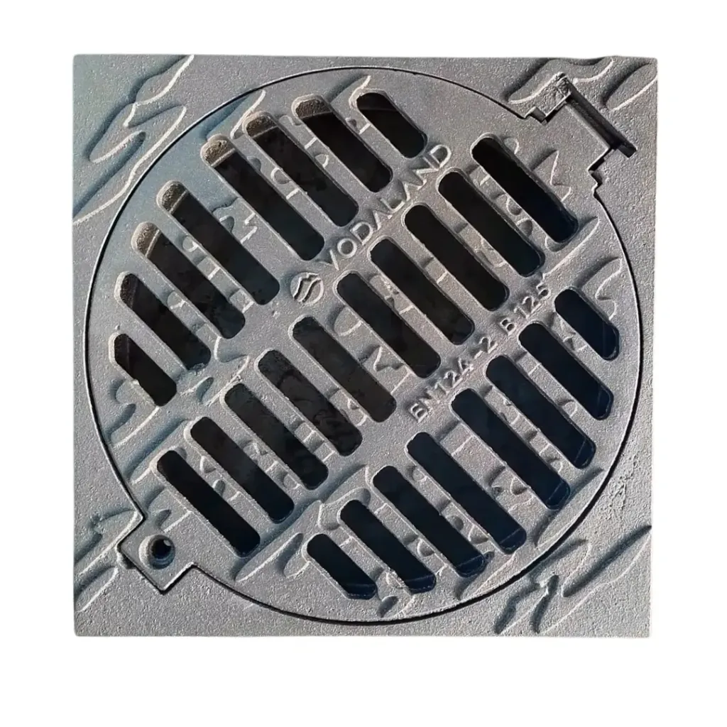 Gratar fonta Urban patrat autonivelant 350x350 PL.302 Hext.62 tub DN315 B125 (333535-3) Vodaland
