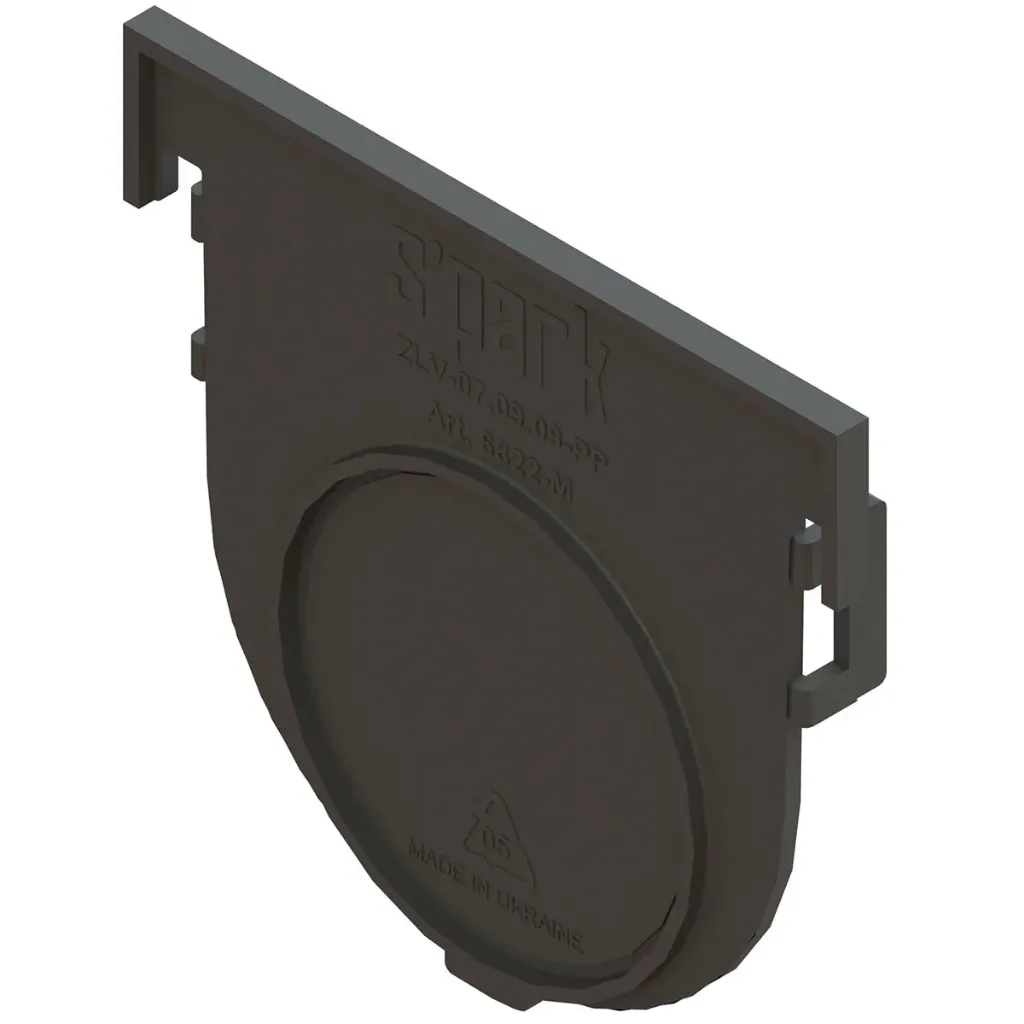 [6822-M] Placa capat PP EASY 1 pt rigola LN70 Hext.90 (6822-М) Vodaland