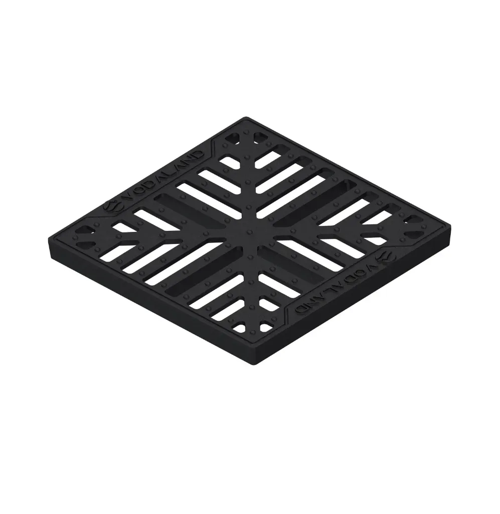 [3334-K] Gratar fonta Base Fulga pentru camin patrat A15 300x300 (3334-K) Vodaland