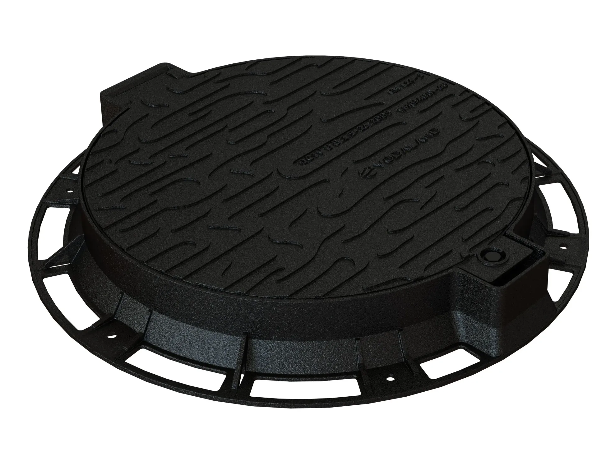 Capac fonta Urban Europe rotund D.800 PL.600 Hext.100 garnitura Wave D400 (35258-55U) Vodaland
