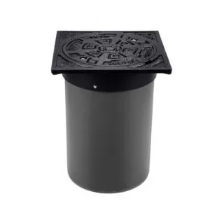 Capac FONTA PIPE BASE cu tub telescop pt tub gofrat D315. H.0,5 m B125 (TT666400) Vodaland