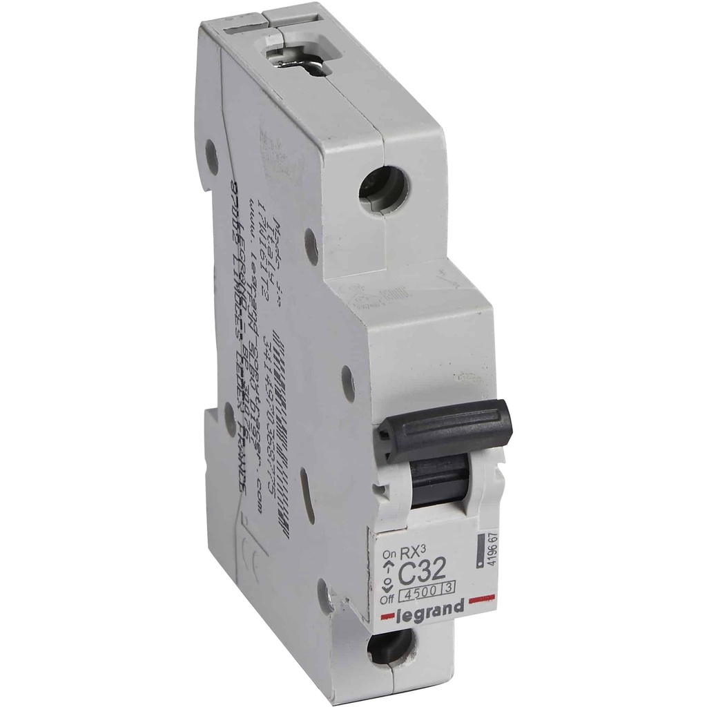 Siguranta automata (disjunctor) monopolara Legrand, 1P, 32A, curba C, 4.5kA, Legrand