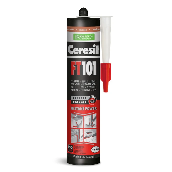 Adeziv etansant FT 101, impermeabil, maro, 280 ml Ceresit