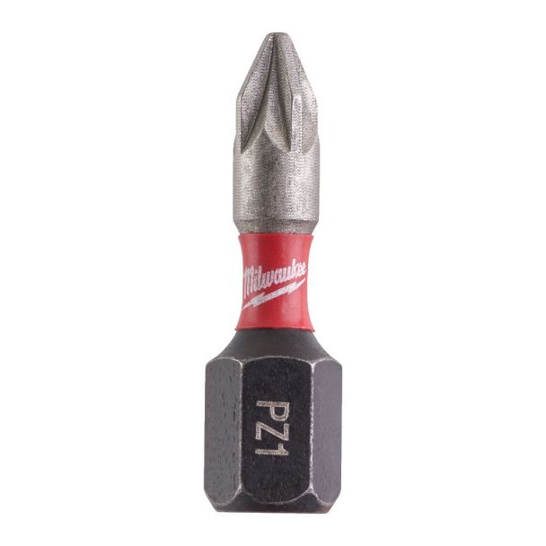 Bit pentru insurubat Milwaukee Shockwave Impact Duty 4932430861, PZ1, prindere HEX 1/4 C63, 25 mm