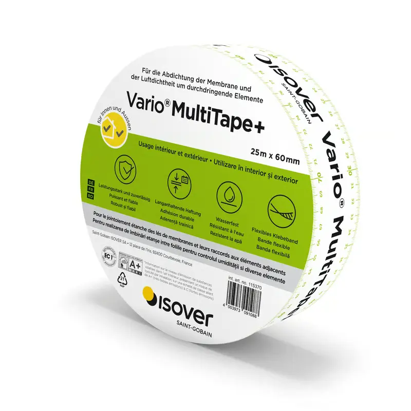 Banda autoadeziva ranforsata Vario MultiTape 60mmx25m 12mp Isover