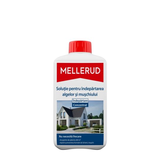 Soluție pentru îndepărtarea algelor și mușchiului, 1l Mellerud