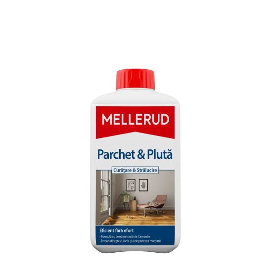 [760026] Soluție pentru curățarea parchetului, 1l Mellerud