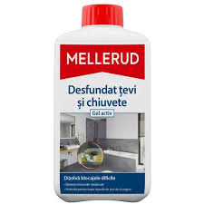 Gel pentru desfundarea țevilor de scurgere, 1l Mellerud