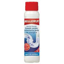 Granule pentru desfundarea țevilor de scurgere, 600gr Mellerud