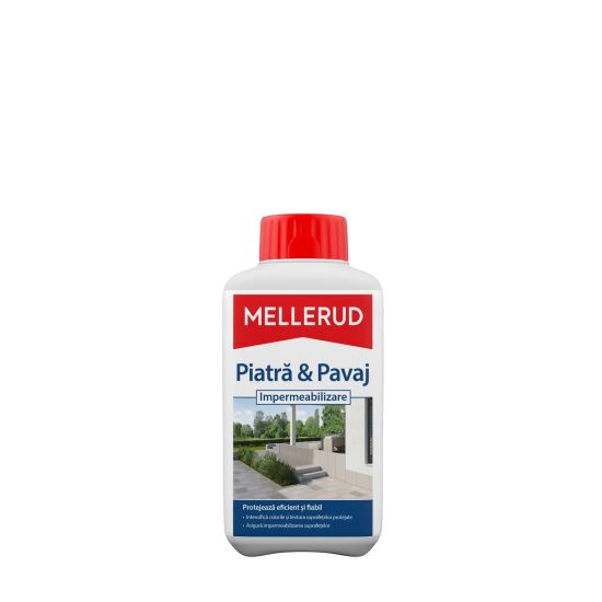 Soluție pentru protecția suprafețelor din piatră, 0,5l Mellerud