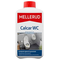 Soluție pentru îndepărtarea calcarului și depunerilor de pe vasele de toaletă, 1l Mellerud