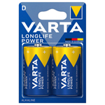 Baterie alcalina Longlife Power LR20 BL2 Varta