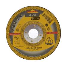 Disc polizare metal A 24 Extra, 125 x 22.23 x 6 mm Klingspor