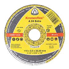 Disc debitare metal, Klingspor A 24 Extra, 115 x 22.23 x 2.5 mm