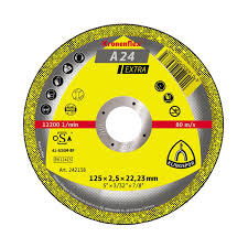 Disc debitare metal A 24 Extra, 125 x 22.23 x 2.5 mm Klingspor