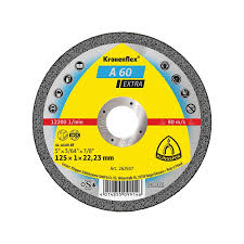 Disc debitare inox si metal 60 Extra, 125 x 22.23 x 1 mm Klingspor