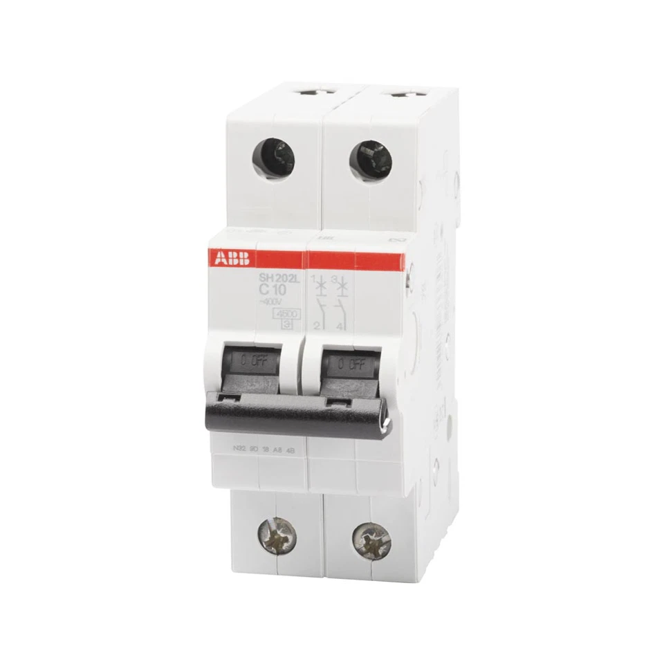 Intrerupator Automat 10A 2P C 4.5Ka SH202-L Abb