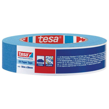 Banda adeziva mascare uv rezistenta 50mm / 50m Tesa