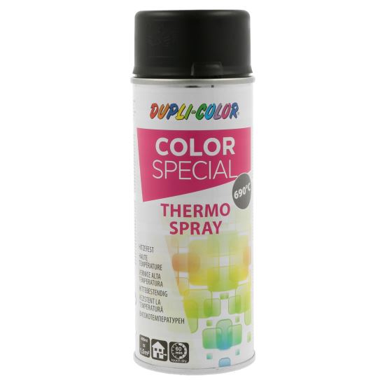Vopsea spray rezistentă la temperatură Color Special 690°C, negru, 400ml Dupli Color