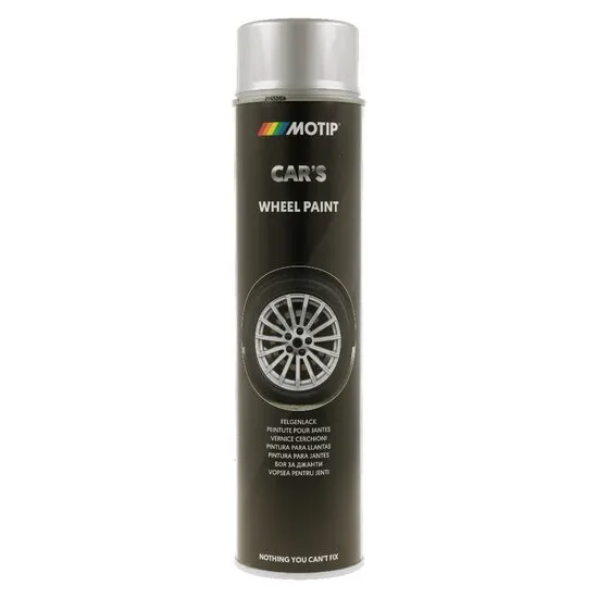 [312001] Vopsea spray pentru jenți Car's, acrilică, argintiu, 600ml Motip