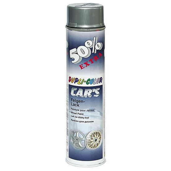 Vopsea spray pentru jenți Car's, acrilică, argintiu, 600ml Motip