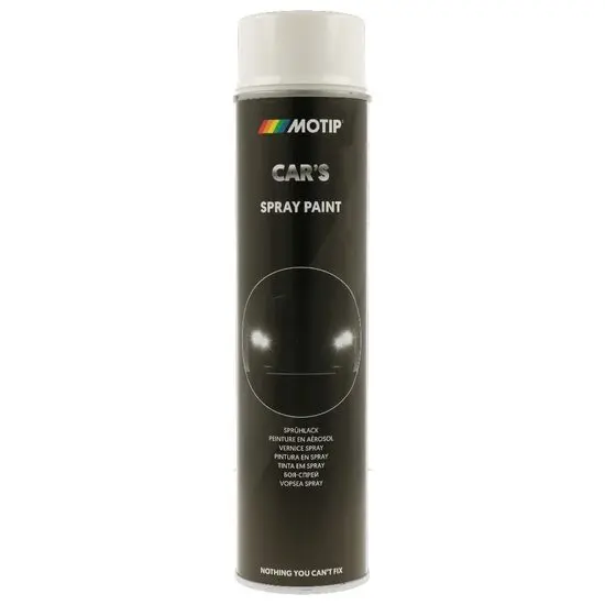 Vopsea spray auto Car's, acrilică, alb lucios, 600ml Motip