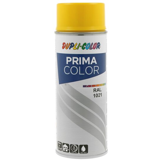 Vopsea spray acrilică Prima Color RAL1021 galben lucios, 400ml Dupli Color
