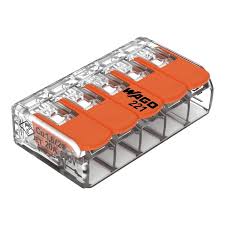 Clema Wago 221-415, compact, 5 fire, 0.02-4 mmp
