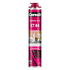 Adeziv poliuretanic CT84 Express Plus, aplicare cu pistol, exterior, 850ml Ceresit