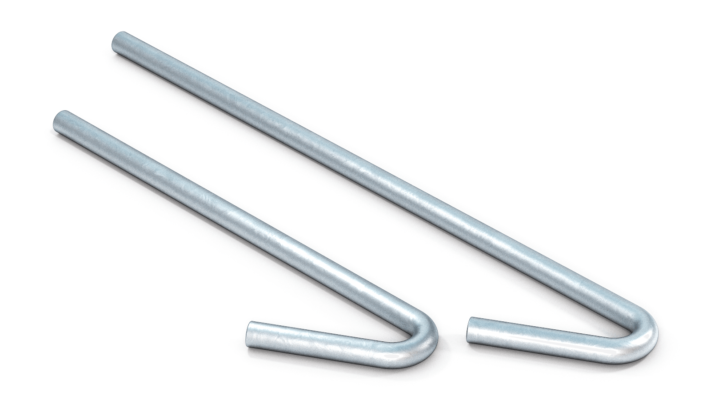 Tija lisa Rigips® de suspendare cu carlig ø 4 mm, 500 mm Rigips