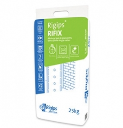 RIFIX -adeziv pentru lipit placi gips-carton ambalaj LDPE , sac 25kg 40sac/pal Rigips