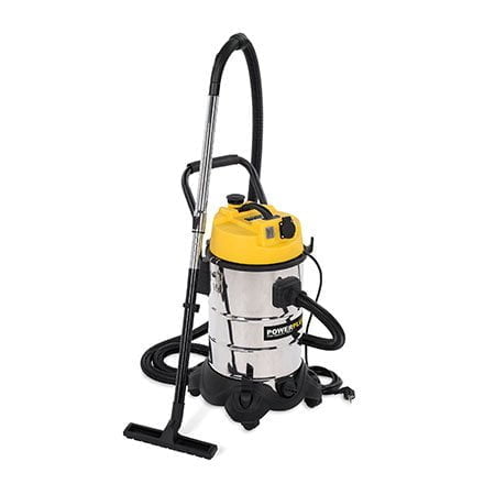 Aspirator umed/uscat POWX3240, 1200 W, 30 l, recipient inox Powerplus 