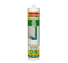 Mastic acrilic zidarie, alb, 280ml Soudal