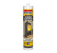 Mastic pentru cuptoare, Calofer, negru, 280ml Soudal 
