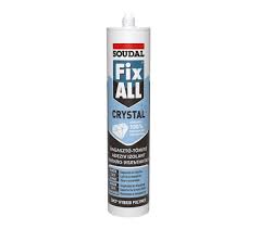Adeziv pentru suprafete multiple Fix All Crystal, interior/exterior, transparent, 290ml Soudal 