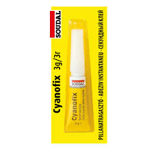 Adeziv instantaneu pentru suprafete multiple Cyanofix, 3g Soudal 