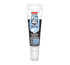 Adeziv pentru suprafete multiple Fix All Crystal, interior/exterior, transparent, 125ml Soudal 