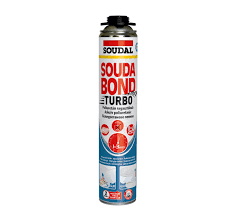 Adeziv poliuretanic, Soudal Soudabond Turbo Gun, aplicare cu pistol, 750 ml
